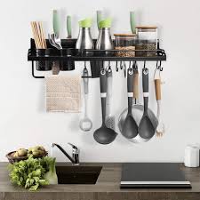 Mount it on the wall and use the teeth as hooks. Best Kitchen Wall Storage Organizers 2019 Popsugar Food