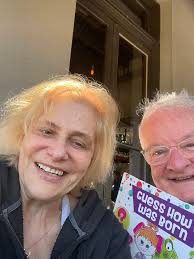 Here's the author team at a Literature Festival