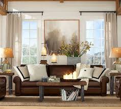 Brown couches don't have to bring a room down, but making them stylish involves lightening the rest of the room. How To Visually Lighten Up Dark Leather Furniture Living Room Leather Brown Couch Living Room Leather Couches Living Room