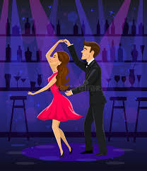 Maybe you would like to learn more about one of these? El Baile Del Hombre Y De La Mujer En Disco Barra Al Club De Noche Ilustracion Del Vector Ilustracion De Asimiento Historieta 85012670