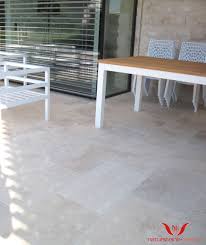 Bodenplatte Travertin Lucia Terrassenplatten Haus Deko Aussenfliesen