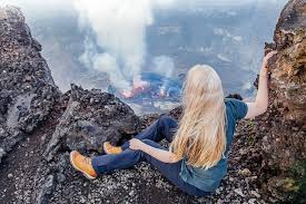 The congo's mount nyiragongo erupted saturday night (may 22), sending thousands of people before that, in 1977 the volcano blew its top, sending lava across goma and killing 2,000 people. Climbing Mount Nyiragongo Volcano In The Congo Heart My Backpack