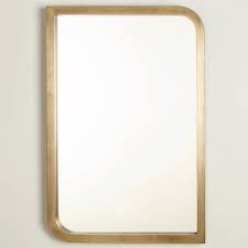 Rounded Corner Rectangular Mirror Rectangular Mirror Mirror Wall Decor Vanity Wall Mirror