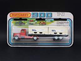 Diecast Hobbist 1978 Matchbox Lesney Superfast Twin Pack Tp 22 Ocl Double Container Truck Diecast Trucks Matchbox Container Truck