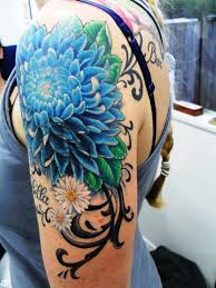 Chrysanthemum Tattoos Tattoofan Chrysanthemum Tattoo Floral Tattoo Bright Tattoos
