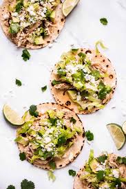 Easy to make, fresh, and flavorful with seasoned white fish, crunchy cabbage, avocado and the best creamy fish taco sauce! Instant Pot Salsa Verde Chicken Tacos The Recipe Critic
