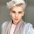 Dark Platinum Hair Men