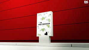 Find & download free graphic resources for branding identity mockup. Free Psd Red Back Tilt Banner Branding Mockup Free Psd Mockup New Mockup