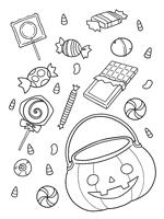 The set includes facts about parachutes, the statue of liberty, and more. Halloween Coloring Pages