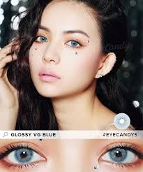 Buy Eyecandys Glossy Vg Blue Contacts Without Prescription Eyecandys Colored Contacts Best Colored Contacts Kylie Jenner Blue Eyes
