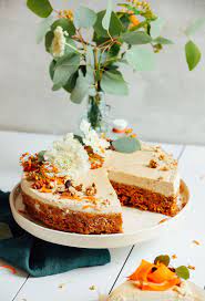 raw carrot cake with vegan cream cheese frosting recipe vegan cream cheese frosting raw carrot cakes raw desserts