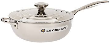 Le Creuset Tri Ply Stainless Steel Saucier Pan With Lid And Helper Handle 3 5 Quart Read More Reviews Of The Produc Creuset Le Creuset Le Creuset Cookware