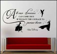 Nice Disney Tattoo Wall Art Stickers Decals Walt Disney Quotes All Our Dreams Disney Princess Disney Wall Decals Disney Wall Art Disney Wall Stickers