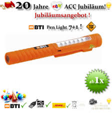 Willkommen bei bti bautechnisches institut gmbh. Bti Led Pen Light 7 1 Handlampe Usb 100 Lux Inspektionslampe Akku Lampe Ebay