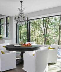 As such, it should be chosen to suit your family's needs and the overall style of your home. Low Back Slipcovered Dining Chairs Design Ideas