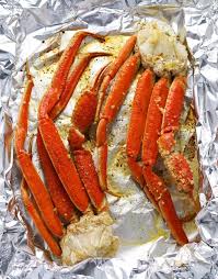 Easy Baked Snow Crab Tastefulventure Recipe Crab Legs Recipe Cooking Crab Legs Cooking Frozen Crab Legs