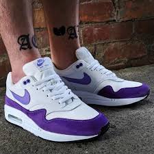1 9 Wmns Nike Air Max 1 Atomic Violet Worn By Legalizeshard What A Bangin Plaid Cw S Off The C Everythingairmax Nike Air Max Nike Air Air Max 1