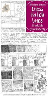 This Printable Worksheet Covers The Drawing And Shading Technique Of Using Cross Hatch Lines Information On Cros Shading Techniques Cross Hatching Hatch Lines