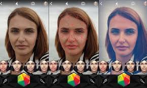 Mix two faces together with hilarious results using face blend! Looksery App Transforms Your Appearance During Live Video Calls Daily Mail Online