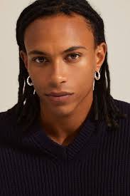 Shop Eileen Silver Twirl Hoop Earrings