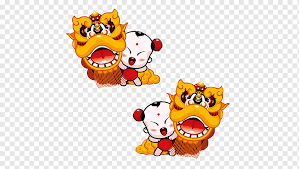 Tahun baru cina hari kedua. Tarian Singa Tarian Naga Ilustrasi Tahun Baru Cina Kartun Bahan Singa Anak Anak Makanan Hewan Anak Anak Png Pngwing