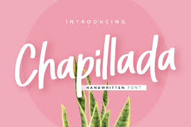Chapillada Handwritten Font In Fonts On Yellow Images Creative Store