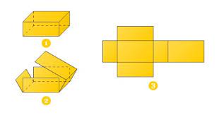 Sediakan pensil, penggaris, dan gunting. Cara Membuat Jaring Jaring Balok Lengkap Dan Contoh Gambar