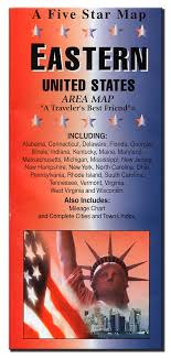 Eastern Usa Five Star Maps