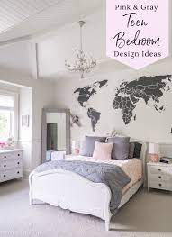 Choose pastel palette colors for a teenage girl's bedroom. Pink And Gray Teen Bedroom Reveal Sanctuary Home Decor
