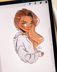Girl Cartoon Panosundaki Pin