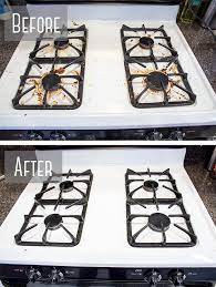 A soft sponge or rag. How To Really Clean A Stove Top Even All The Baked On Gunk Practically Functional