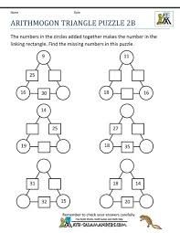 Free math worksheets for second grade (w/ answer keys). 13 Second Grade Math Puzzles Ideas Maths Puzzles Second Grade Math 2nd Grade Math