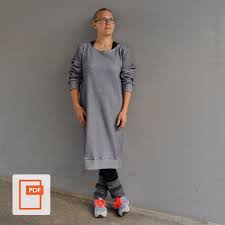 Herzlich willkommen anliegend unserem sweatkleid damen test. Ebook Damen Sweatkleid Kopenhagen Gr 34 50 Hummelhonig