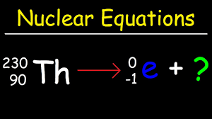 How To Balance Nuclear Equations In Chemistry Youtube