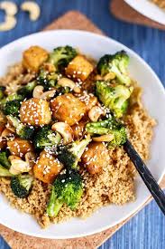 Instead of rice i use cellophane noodles (brown rice). Garlicky Cashew Broccoli Tofu Stir Fry I Love Vegan