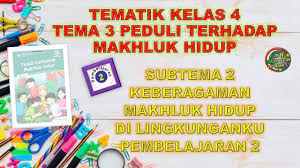 Download rpp kelas 4 tema 2 kurikulum 2013 revisi 2018 Kelas 4 Tematik Tema 3 Subtema 2 Pembelajaran 2 Peduli Terhadap Makhluk Hidup Youtube