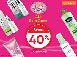 Guardian Skin Care Sale 40 Off 12 May 2021 16 May 2021