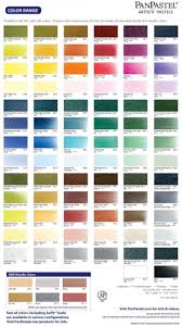 Panpastel Artists Pastels Color Chart To Buy Pastel