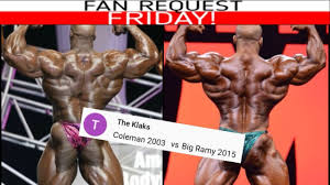 Someone in ramys camp posted his offseason cycle 5g test 3g tren 2g deca and 3g eq weekly and 100mg dbol, 300mg anadrol, and 36iu of hgh daily. Ronnie Coleman 2003 Vs Big Ramy Mamdouh Elssbiay 2015 Youtube