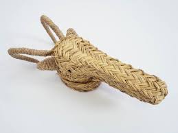 Handmade cane wicker large elephant straw animal unique sri lanka home decor. Maroccan Straw Animal Heads Demosmobilia