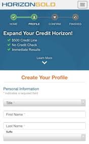 For those of you with really bad credit, you can get various types of credit cards to rebuild your credit. Horizon Gold Card Review 750 Unsecured Credit Limit Shop At The Horizon Outlet No Credit Check