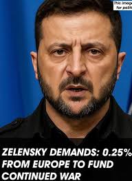 I see that the odious Zelensky is now "Demanding" yet more from gullible  Western politicians! It is long past the time to tell him to push off!  However, I fear that Starmer
