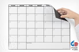 Magnetic Refrigerator Calendar Dry Erase Calendar Magnetic Calendar Magnetic Dry Erase Calendar