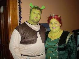 With hundreds of dress up ideas for any fancy dress theme, you'll find just the outfit to wear to your party. Diy Shrek Fiona Costume Shrek And Fiona Costume Fiona Costume Shrek Costume