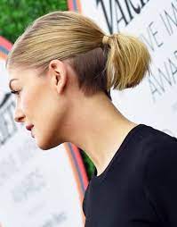 Bob In A Ponytail Undercut Hairstyles Short Hair Undercut Undercut Long Hair