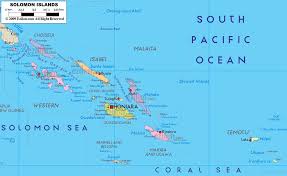 Detailed Political Map Of Solomon Islands Ezilon Maps