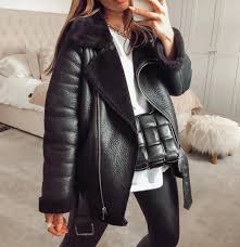Zara | Jackets & Coats | Zara Faux Fur Leather Jacket | Poshmark