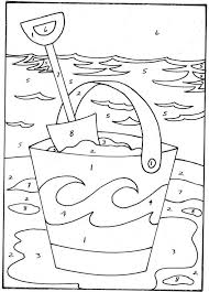 Color By Number Activity For Some Quiet Time Summer Coloring Pages Coloring Books Coloring Pages For Kids