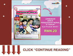 Subjek pendidikan moral tahun 3 nilai : Baf38 Lembaran Kerja Pendidikan Moral 6 Tahun Mommyhappy