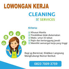 Jul 29, 2021 · informasi lowongan kerja terbaru 2021. Ruang Ilmu Lowongan Kerja Terbaru Cleaning Service